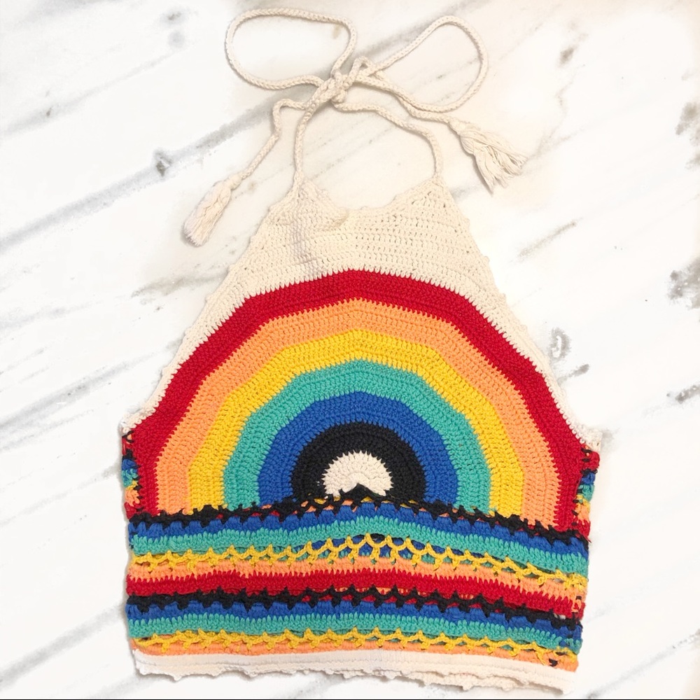 F21 Festival Knit Top 🌈